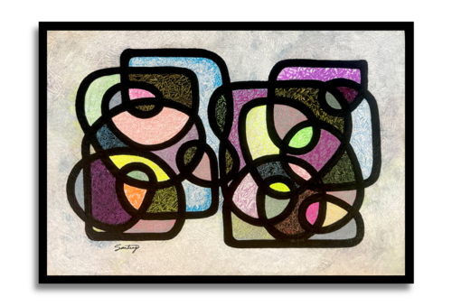 Unfolding Focus de Carlos Santiago, Pintura a la venta en Singulart