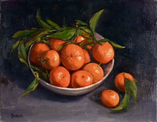 Mandarin Oranges by Lorraine Durante, Painting for Sale on Singulart