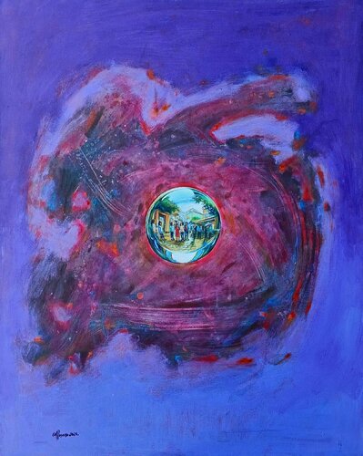 Puerta Cósmica de Moscoso, Pintura a la venta en Singulart