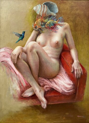 El Sofá di Moscoso, Pittura in vendita su Singulart