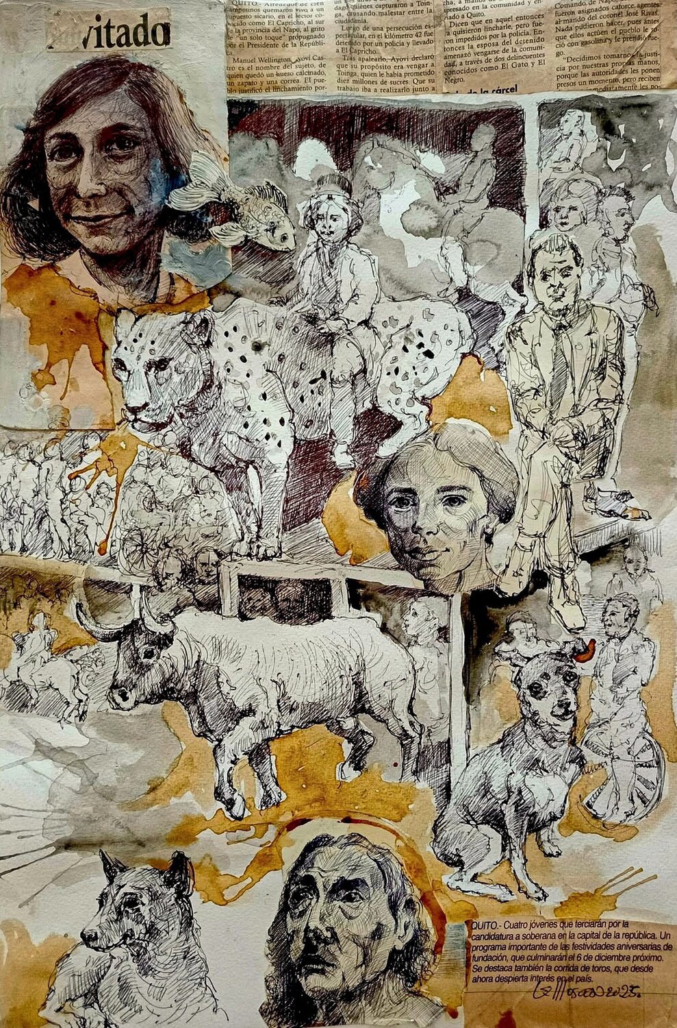 El Diario Moscoso Disegno in vendita