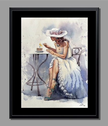 Making a Wish par Vahe Grigorian, Peinture en vente sur Singulart