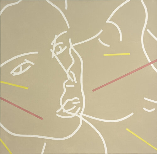 Reciprocidad-Reflejo del otro 08 van Tuike Souza, Schilderij te koop op Singulart