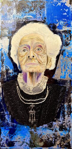 The light of the Elderliness par Eka Rukhadze, Peinture en vente sur Singulart