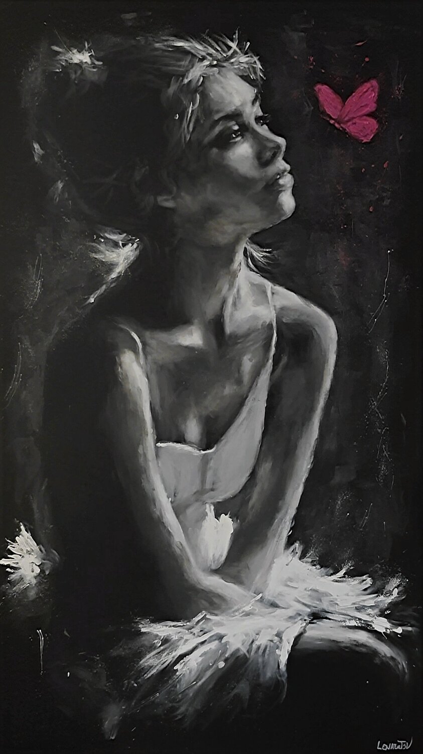 Les coulisses Vincent Lenaerts Original painting for sale