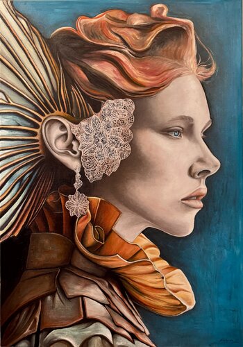 Nadia from the Muses series by Monika Witwicka, 絵画 for Sale on Singulart