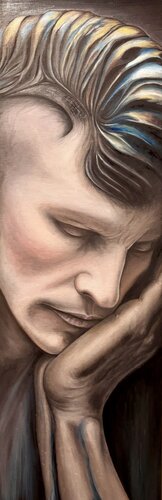 Weight of the crown by Monika Witwicka, Painting for Sale on Singulart