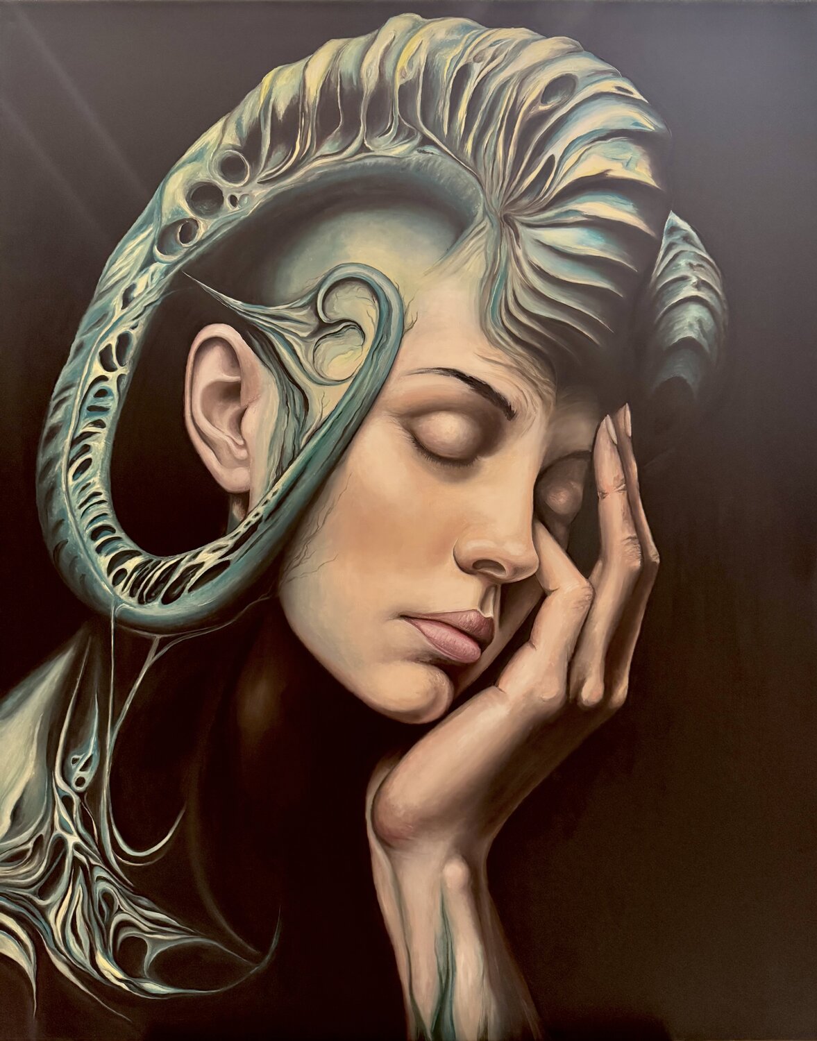 Jolene from the Muses series Monika Witwicka Originalgemälde zu verkaufen