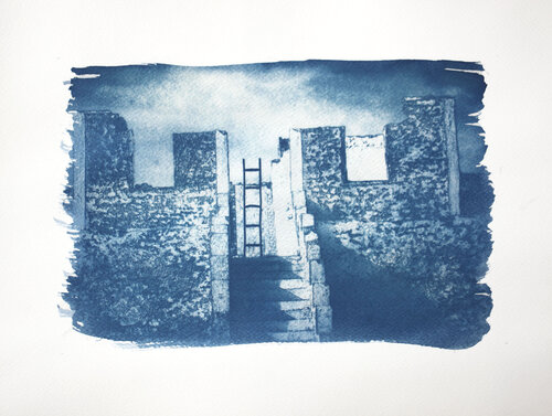 Cyanotype Echelle par Youssef Amghar, Photographie en vente sur Singulart