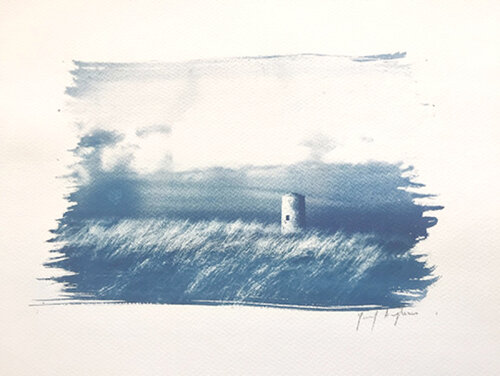 Cyanotype Horizon by Youssef Amghar, Photography for Sale on Singulart