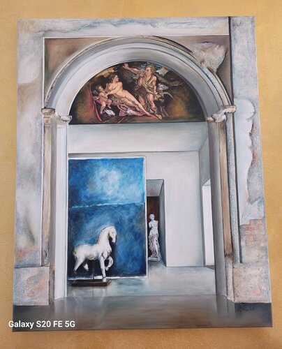 ,,Wispers of the Gallery,, by Margit Becker, Painting for Sale on Singulart