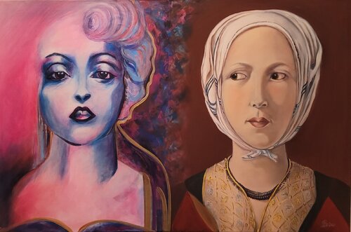 ,,Gegenüber,, de Margit Becker, Pintura a la venta en Singulart
