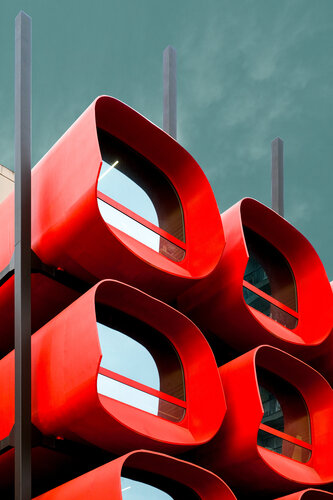 Crimson Modules by Sofia Mangini, 写真 for Sale on Singulart