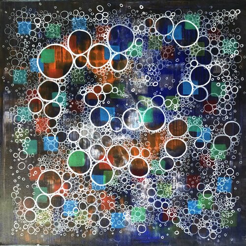 nighttime meditation di Michelle Kranz, Pittura in vendita su Singulart