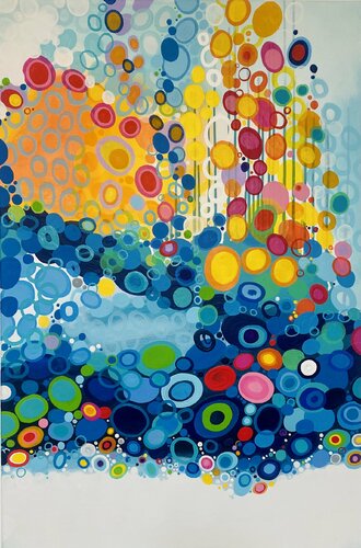 be like the river 2 di Michelle Kranz, Pittura in vendita su Singulart