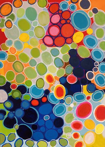 inner strength and optimism van Michelle Kranz, Schilderij te koop op Singulart