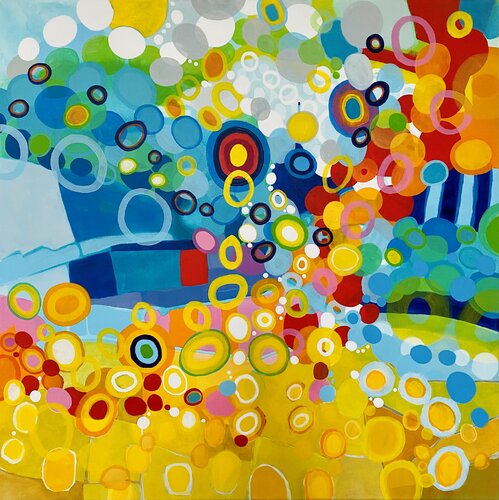 fields of gold 1 di Michelle Kranz, Pittura in vendita su Singulart