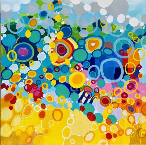 fields of gold 2 di Michelle Kranz, Pittura in vendita su Singulart