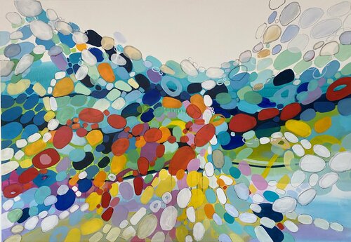 red thread di Michelle Kranz, Pittura in vendita su Singulart