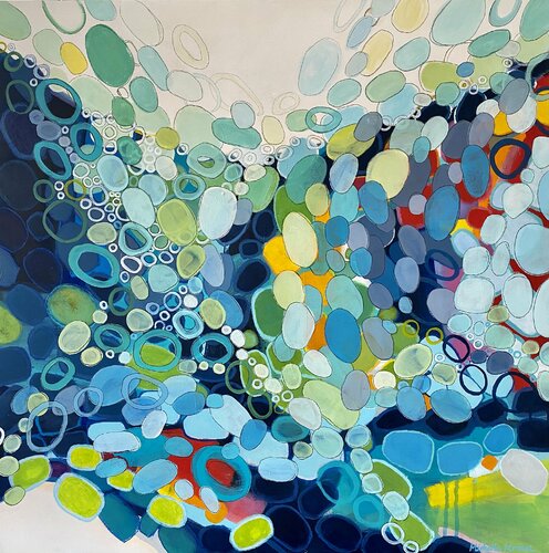 jump in the water von Michelle Kranz, Malerei kaufen auf Singulart