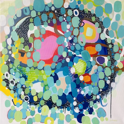 It’s ok to be not ok von Michelle Kranz, Malerei kaufen auf Singulart