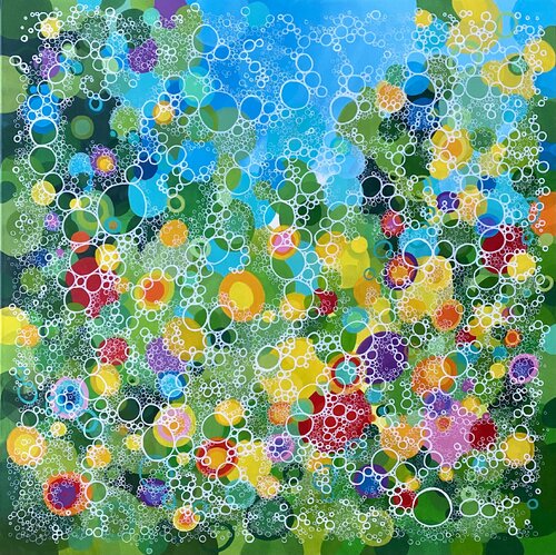 summer meadow van Michelle Kranz, Schilderij te koop op Singulart