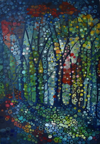 trees 1 von Michelle Kranz, Malerei kaufen auf Singulart