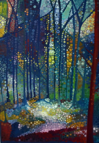 trees 3 di Michelle Kranz, Pittura in vendita su Singulart