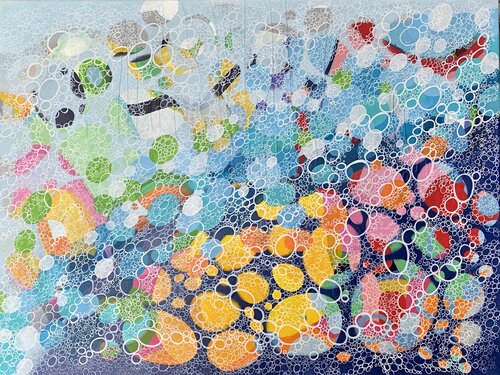 Happy Life de Michelle Kranz, Pintura a la venta en Singulart