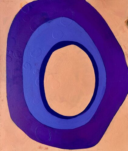 Wilde‘s Apricot van Michelle Kranz, Schilderij te koop op Singulart