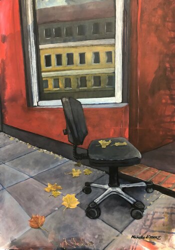 Autumn City von Michelle Kranz, Malerei kaufen auf Singulart