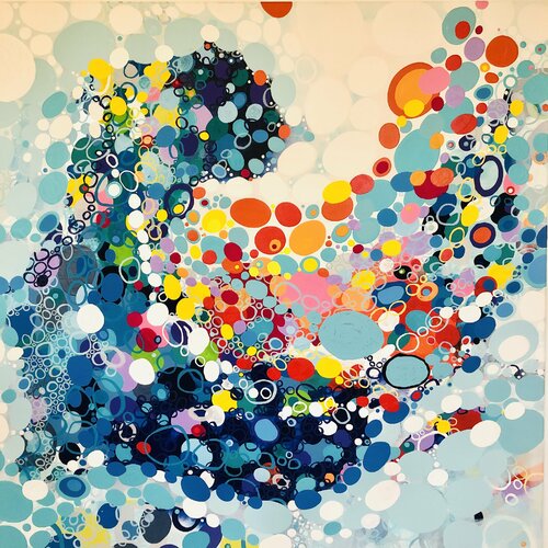 in the wave di Michelle Kranz, Pittura in vendita su Singulart