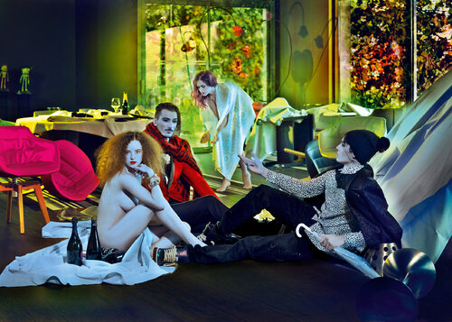 Déjeuner sur l'herbe von Didier karen Michalet Firdmann, Fotografie kaufen auf Singulart