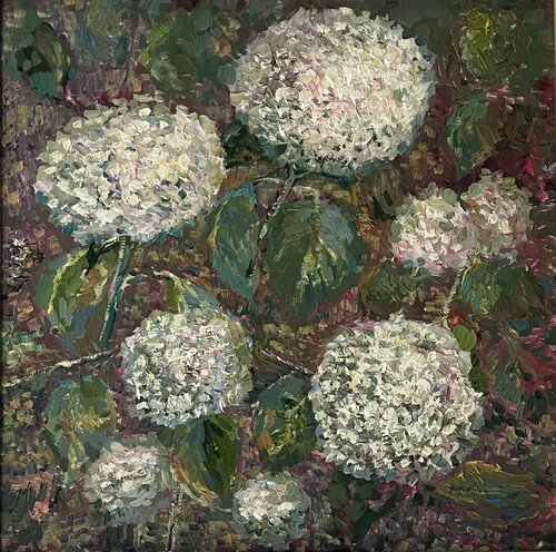 Hydrangeas. by Victoria Malshakova, 絵画 for Sale on Singulart