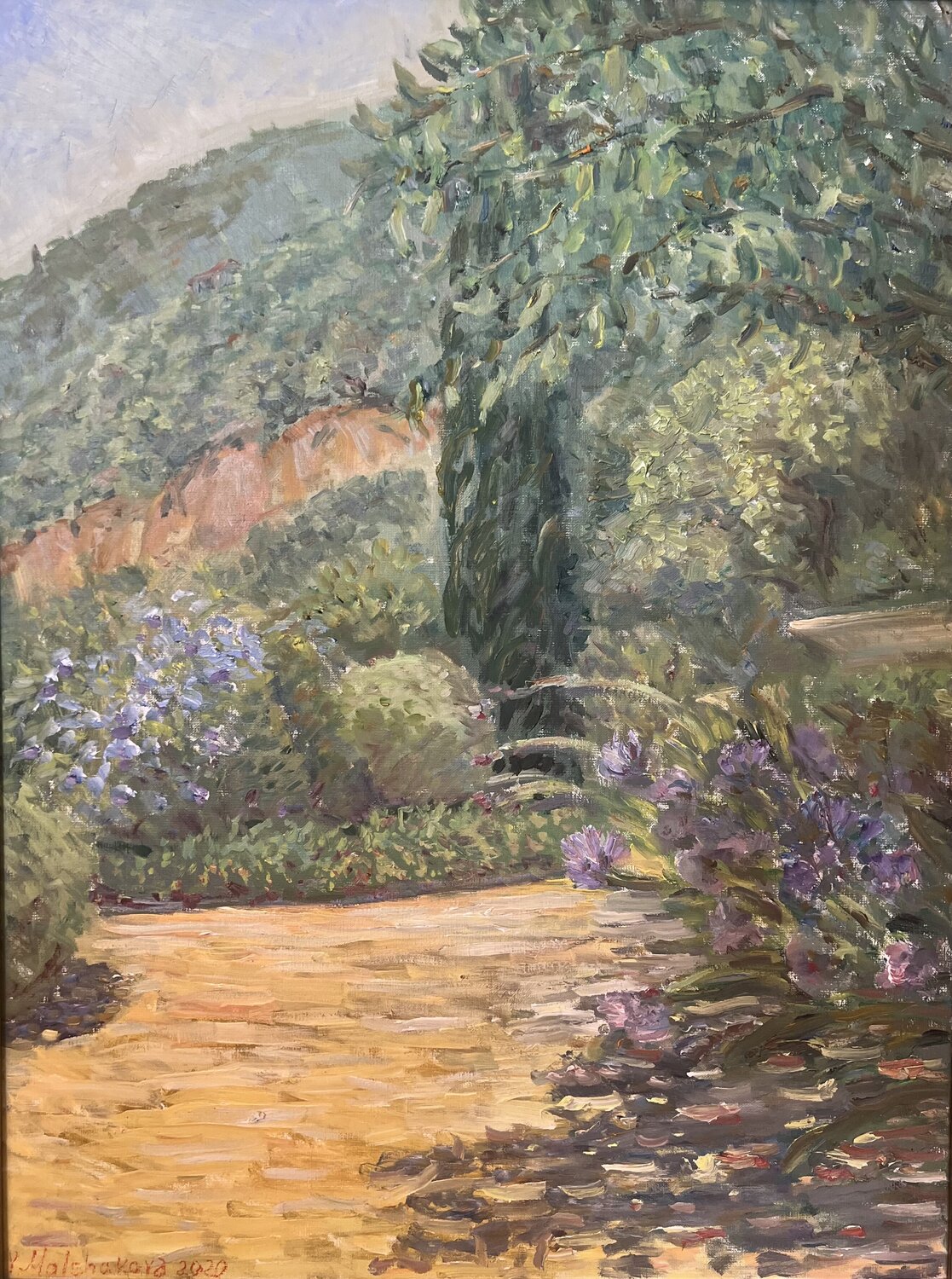 Light game in Corfu. Victoria Malshakova Original painting for sale