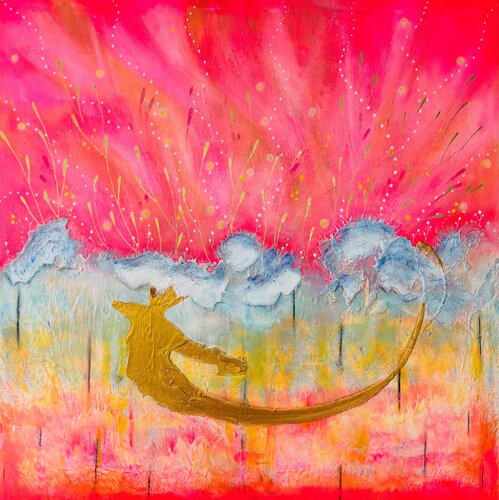 Rebirth by Kasia van der Wiel - Stasiak, 絵画 for Sale on Singulart