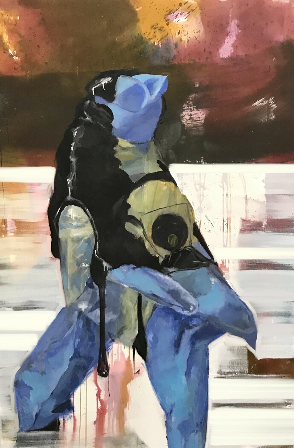 HEAVY CRUDE XIII Mario Oberhofer Pintura original en venta