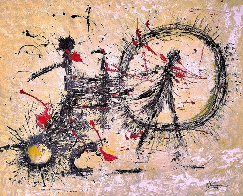Attraverso il cerchio – Origine / Through the Circle – Origin by Maurizio Castagna, 絵画 for Sale on Singulart