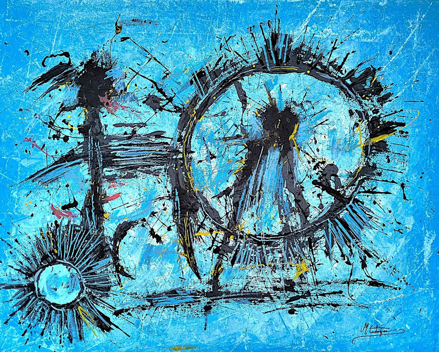 Attraverso il Cerchio - Transito / Through the Circle – Transit Maurizio Castagna Dipinto originale in vendita