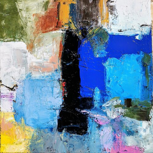 They Know Not di Yamuna Alfambras, Pittura in vendita su Singulart