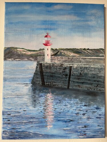 Au port d’ Erquy   Côtes d’Armor by Liu Jian, 絵画 for Sale on Singulart