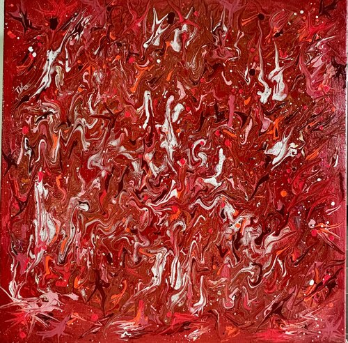 Fire works di Aurelie Colas, Pittura in vendita su Singulart
