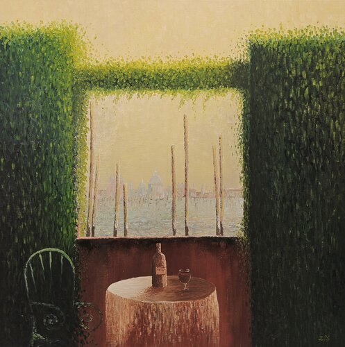Abend in Venedig par Zoran Jovicic-Spaar, Peinture en vente sur Singulart