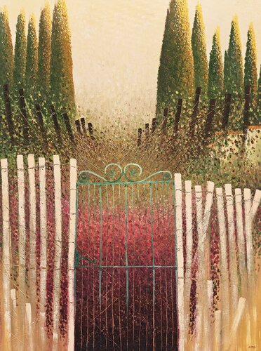 Alte Weinreben in Toscana par Zoran Jovicic-Spaar, Peinture en vente sur Singulart