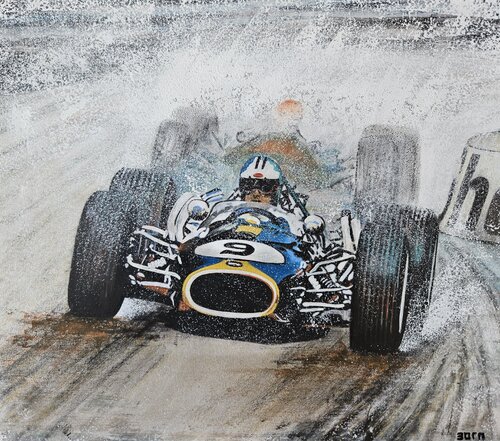 Formel Classic Duell de Zoran Jovicic-Spaar, Obra en papel a la venta en Singulart