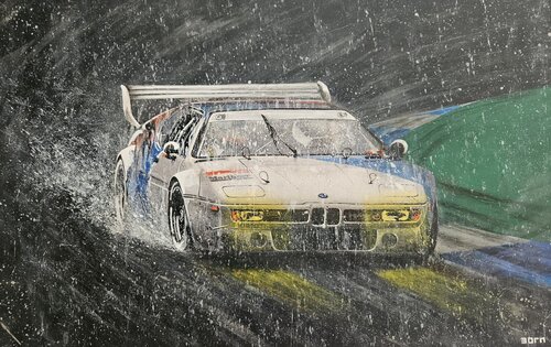 BMW M1 - EDITION ROBERT S. by Zoran Jovicic-Spaar, Work on Paper for Sale on Singulart