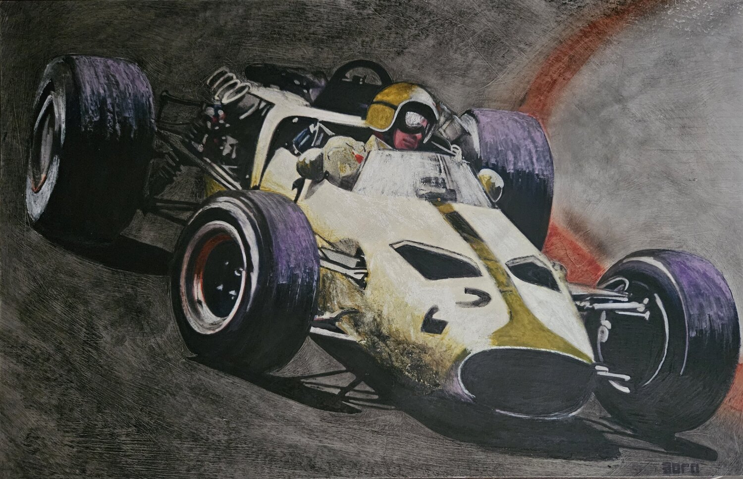 Formel Classic,in the corner Zoran Jovicic-Spaar Obra en papel en venta