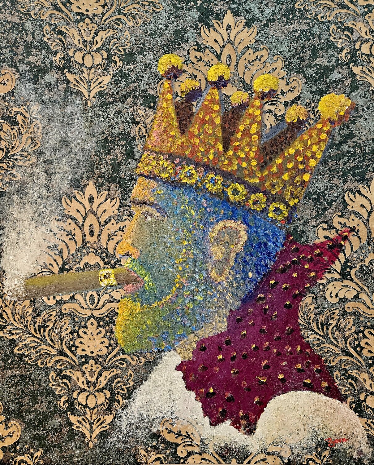 Le Roi Zoran Jovicic-Spaar Original painting for sale