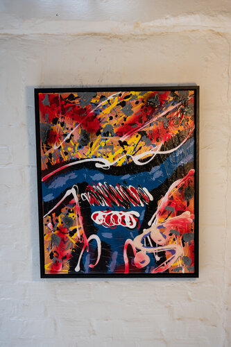 Zham - Hyperspace van Joey Tocino, Schilderij te koop op Singulart