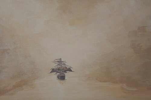 The Peaceful Pirate (mini) by Robbie Daniels, Painting for Sale on Singulart